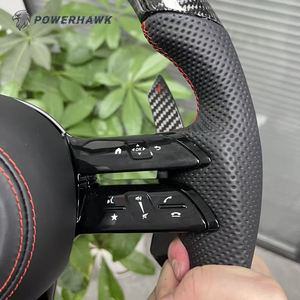 Volante de Cuero y Fibra de Carbono Personalizado de Venta Caliente de Fábrica para <span class=keywords><strong>Mercedes</strong></span> <span class=keywords><strong>Benz</strong></span> W204 W205 W213 W222 W167 C E S GLC GLE GLS AMG C43 - Product Image 5