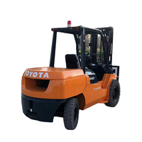 Chariot élévateur diesel Toyota 8FD50N d'occasion de 5 tonnes avec hauteur de levage de 3000-6000 mm à vendre
