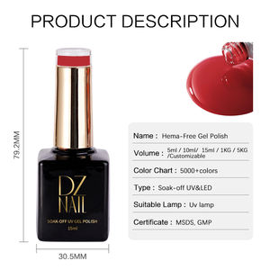 Nouveauté 2026 Vernis à ongles en gel UV LED <span class=keywords><strong>couleur</strong></span> <span class=keywords><strong>pastel</strong></span> DZ Salon Grade Fournitures en vrac pour ongles - Product Image 2