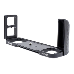 PEIPRO D'alliage D'aviation En Aluminium à Dégagement Rapide L-Support de plaque Poignée de Caméra pour <span class=keywords><strong>FUJIFILM</strong></span> <span class=keywords><strong>GFX</strong></span>-50R/GFX50R caméra l-plate - Product Image 1