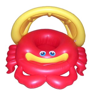 Bote Inflable Personalizado con Forma de Cangrejo para Bebés, con Toldo, Cámaras de Aire Dobles, Bote para Piscina Infantil Hecho de PVC Cómodo - Product Image 6