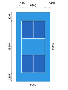 Custom Pickleball Court Barrier Mejor Club al aire libre No extraíble Pickleball Court Tiles <span class=keywords><strong>Precio</strong></span> - Product Image 5