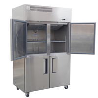 Réfrigérateur-Congélateur Industriel Américain Double Porte 2 Portes Pour Cuisine Professionnelle