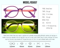 Montures de lunettes optiques haut de gamme YIGOU pour enfants, motif dessin animé, style transparent, écologiques, design à monture complète pour enfants
