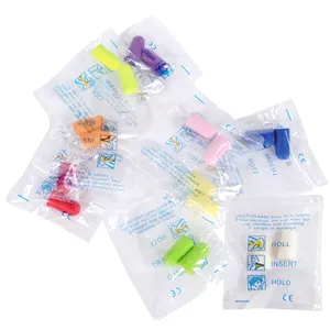 38dB Disposable Pu Foam Earplugs For Sleeping Ear Plug Individually Wrapped