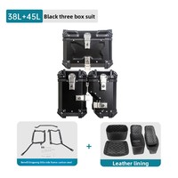 Boîte latérale pour moto Benelli Jinpeng 502X, support à trois boîtes, alliage d'aluminium, capacité 38L/45L