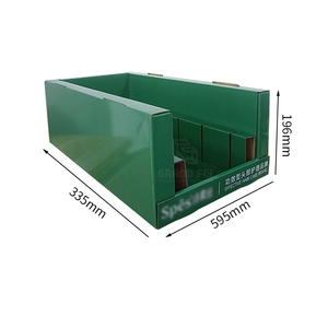 Tùy chỉnh Câu lạc bộ cửa hàng siêu thị khay hiển thị <span class=keywords><strong>carton</strong></span> sóng hộp các tông dập nổi Stackable Mặt nạ tóc <span class=keywords><strong>Pallet</strong></span> hiển thị - Product Image 3