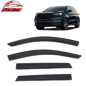 Déflecteurs de vitres pour Ford Edge 2015-2024, pare-pluie et pare-soleil, à coller - Product Image 1