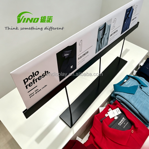 Retail Countertop Metal Sign Holder, Freestanding Poster <b>Display</b> <b>Rack</b>, premium poster stand - Product Image 4