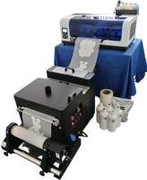 Impresora de Inyección de Tinta DTF Automática de Grado Industrial A3+ XP600 con Máquina de Agitación de Polvo, Impresión de Alta Velocidad a 13 m/h, Nueva