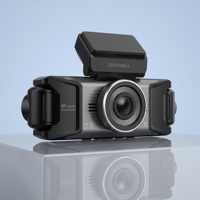 Caméra embarquée 4K pour voiture, 4 canaux, WiFi, 360° Fisheye, GPS, surveillance de stationnement 24h/24, capteur G, enregistrement en boucle, enregistreur vidéo, écran IPS 3,39 pouces