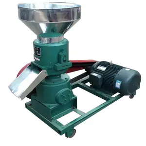 High output Flat Die Pellet Forming Machine On Sale Animal Fodder Feed Pellet Making Machine / Grain Feed Pellet Making