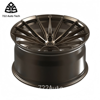 722Auto 18 19 20 21 22 pouces en alliage de magnésium jantes forgées concaves profondes 5x114.3 5x112 5x110 5x120 T6061 jantes en aluminium forgé