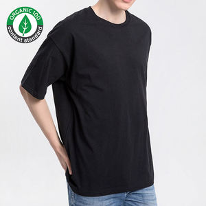 T-shirts pour hommes vierges en coton biologique 100% de haute qualité T-shirt surdimensionné lourd impression T-shirt personnalisé - Product Image 5