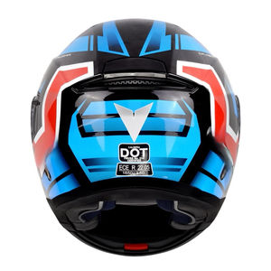 หมวกกันน็อครถจักรยานยนต์เลนส์คู่แบบเปิดปิดเต็ม<span class=keywords><strong>หน้า</strong></span>ปรับแต่งโลโก้ได้สไตล์ใหม่ - Product Image 6