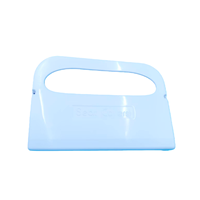 Distributeur mural de couvre-sièges de toilettes commerciaux, support blanc pour couvre-sièges de toilettes semi-pliés pour salle de bain/toilettes