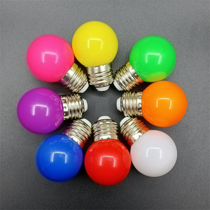 Lâmpada de reposição <span class=keywords><strong>G45</strong></span> para iluminação <span class=keywords><strong>global</strong></span>, mini lâmpada LED de 1 Watt em cores com base E27