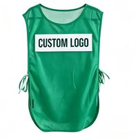 Chalecos de Entrenamiento Personalizados con Malla, Sin Mangas, con Lazos Laterales, para Equipos de Fútbol, con Logotipo Personalizado
