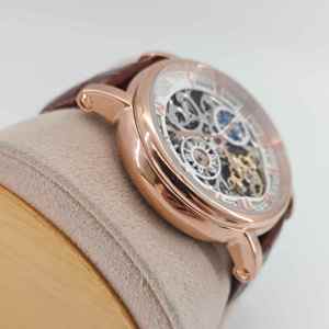 Orologio da Polso Meccanico di Alta Gamma per Uomo, Design Scheletrato, Cassa in Acciaio Inossidabile, Fasi Lunari, Numeri <span class=keywords><strong>Romani</strong></span> - Product Image 3
