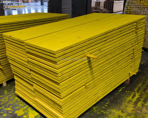 Panneau <span class=keywords><strong>de</strong></span> contreplaqué <span class=keywords><strong>de</strong></span> <span class=keywords><strong>coffrage</strong></span> jaune à 3 plis en pin épicéa à bas prix Panneau étanche à 3 couches pour <span class=keywords><strong>coffrage</strong></span> <span class=keywords><strong>de</strong></span> construction en béton - Product Image 4