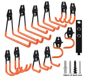 Garagen haken mit Fahrradhaken-Verlängerung kabel Organizer 15er-Pack Set Stahl Multi-Tool Hanger Hochleistungs-Utility-Aufbewahrung halter HOOK