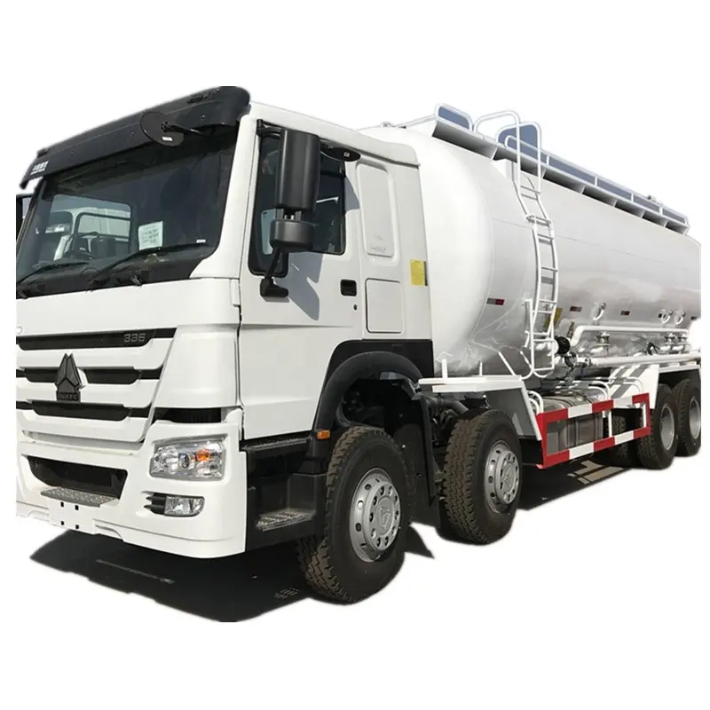 Sinotruk howo 8x4 371hp 28cbm caminhão tanque de cimento a granel modelo»