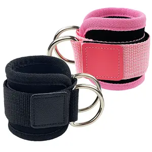 Cinturini <span class=keywords><strong>per</strong></span> Caviglie Regolabili Personalizzati <span class=keywords><strong>per</strong></span> Esercizi in Palestra, Accessorio <span class=keywords><strong>per</strong></span> Macchina con Cavo in Nylon - Product Image 1