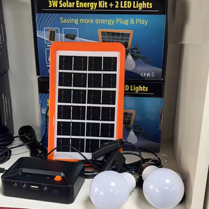 Small <strong>Solar</strong> Power Station Generator Lighting <strong>System</strong> Kit IP65 Rechargeable LED Emergency <strong>Light</strong> for Camping Fishing - Product Image 4