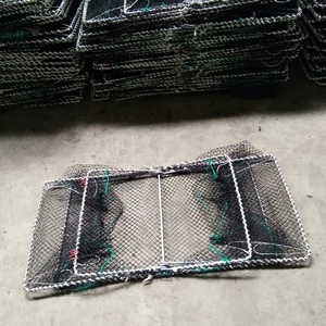 Piège portable carré <span class=keywords><strong>en</strong></span> forme de crabe, 1 pièce, à crevettes, <span class=keywords><strong>poisson</strong></span>, écrevisse pliable, crevettes, anguille - Product Image 4