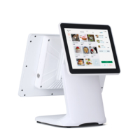 Sortie d'usine 15.6 ''double écran tactile POS Terminal Android Caisse enregistreuse Restauration Industrie POS Système