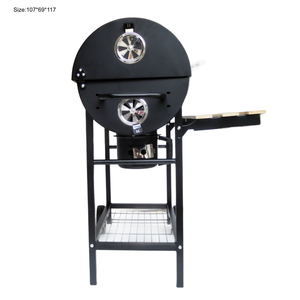 Barbecue à <span class=keywords><strong>charbon</strong></span> de bois rotatif pour poulets, station de grillade intérieure, barbecue portable - Product Image 3