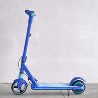 65 inç Katlanabilir Çocuklar Elektrikli Scooter 24V Magnezyum Alaşımlı Pembe Teal Çocuk Oyuncak E-Scooter Elektrikli Fren Kızlar