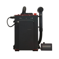 Machine de nettoyage au laser pulsé pour métaux, modèle sac à dos à batterie, 300 W, facile à transporter, élimination de la rouille