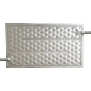 Stainless Steel Laser Cooling Plate Finned Tube Pillow Type Heat Exchanger Plate Without Cleaning