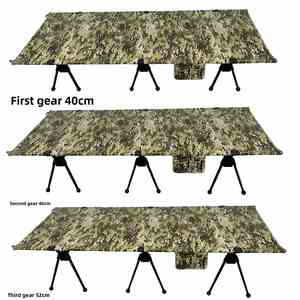 Outdoor Camping Widened Portable Lightweight 80*200*37Cm Adjustable Height Aluminum Alloy Camp <b>Cot</b> Single <b>Foldable</b> Bed - Product Image 5