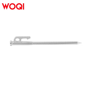 WOQI Piquets de tente en acier robuste Clou de sol durable pour camping en plein air et randonnée Fixation résistante à la rouille sur pied - Product Image 3