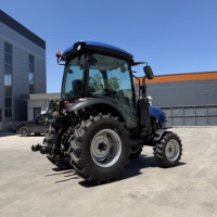 Tracteur diesel 4x4 HANYE 50HP certifié CE pour les marchés européens, avec cabine et utilisation agricole multifonctionnelle