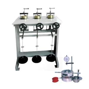 Consolidomètre ASTM à triple cellule moyenne pression pour l'essai de <span class=keywords><strong>compression</strong></span> des sols et l'analyse des affinements des fondations - Product Image 1
