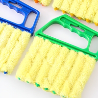 Brosse de nettoyage manuelle en microfibre écologique à 7 lames pour le nettoyage des fenêtres et des stores domestiques – En stock