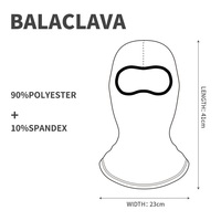 Cagoule intégrale imprimée en 3D, masque de ski, cagoule de cosplay Halloween, cagoule animale tête de mort, vente chaude
