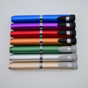 Durable Metal Reusable Packaging <b>Pen</b> Adjustable 3ml Cartridge Custom Logo Graphic Design Rubber Stopper Injector <b>Pen</b> - Product Image 1