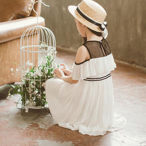 Robe d'ange blanche d'occasion pour jeune fille, vêtements pour enfants en gros pour site web - Product Image 5
