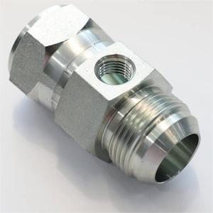 Adaptateur <span class=keywords><strong>hexagonal</strong></span> en acier au carbone JIC mâle à femelle pivotant vers NPTF filetage femelle raccord de tuyau raccords de Tube écrou à <span class=keywords><strong>sertir</strong></span> en T forgé - Product Image 2
