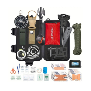 Kit di sopravvivenza e <span class=keywords><strong>pronto</strong></span> <span class=keywords><strong>soccorso</strong></span> 57-in-1 SOS attrezzatura di emergenza per avventure in campeggio all'aperto, pesca e situazioni di emergenza - Product Image 1