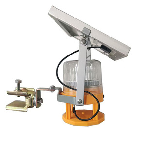 Luz de Advertencia LED Solar MFL4867 de 3W IP66, Lámpara de Señalización de Tráfico Intermitente Roja y Azul - Product Image 2