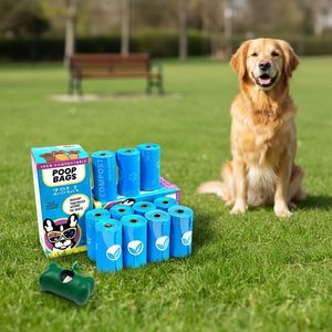 Eco Friendly Handle Tie Organic Dog Poop Bags <b>Small</b> Corn Starch Biodegradable <b>Compostable</b> Dog Poo Bags - Product Image 6