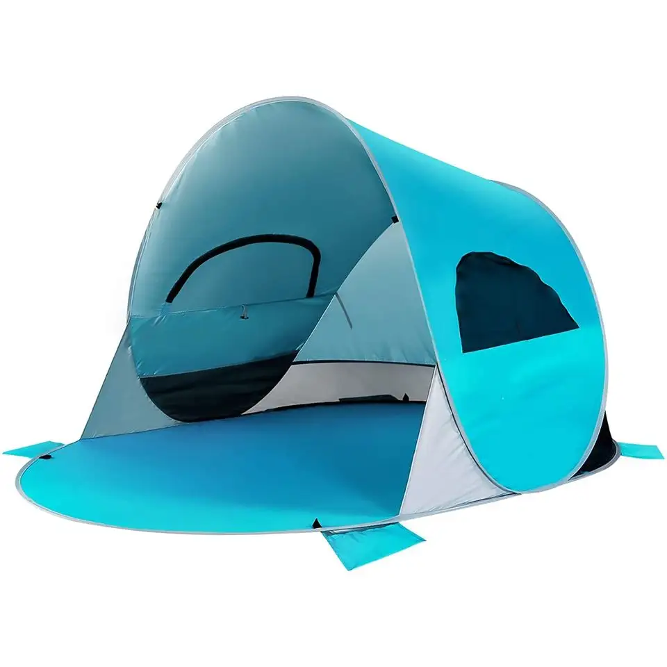 Hot Selling Outdoor Waterproof Sun Protection Fabric Family Traveling pop up beach tent