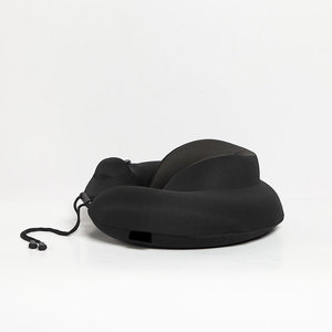 Almohada de Viaje para el <span class=keywords><strong>Cuello</strong></span> de Inflado Rápido con Bomba de Presión Patentada, Espuma Viscoelástica, Válvula de Desinflado Instantáneo, Cojín de Viaje en Forma de U para Dormir en el Avión - Product Image 5