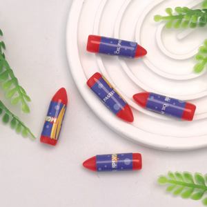 Abalorios de resina de regreso a <span class=keywords><strong>la</strong></span> escuela Crayon a Decorer Suministros escolares Encanto Joyería Artesanía Accesorios para casas de muñecas - Product Image 6