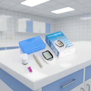 Высококачественный цифровой умный глюкометр с сертификатом CE, модель для домашнего использования, медицинский прибор с электропитанием для измерения уровня сахара в крови - Product Image 6